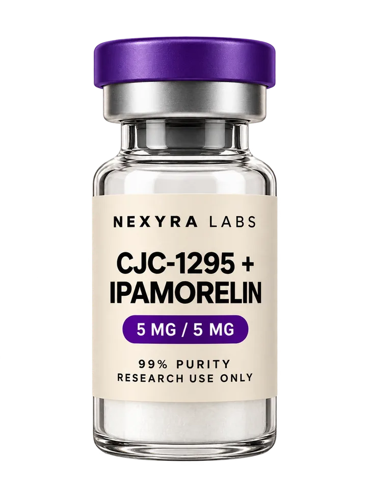 CJC-1295 No DAC and Ipamorelin blend Nexyra Labs laboratory vial