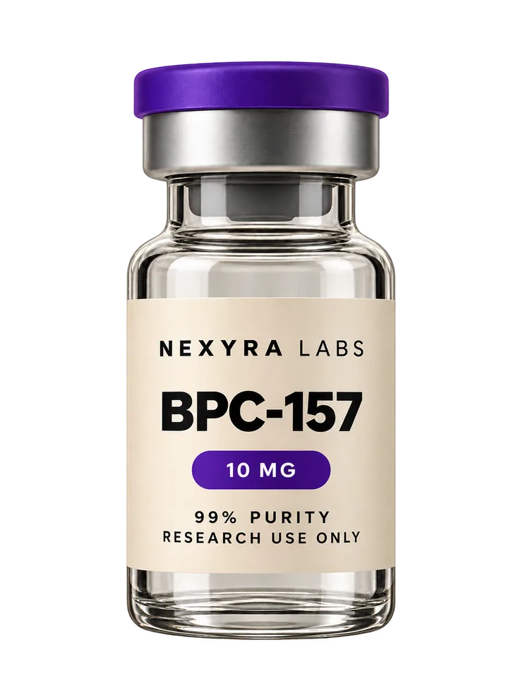 BPC-157 10mg Nexyra Labs laboratory vial