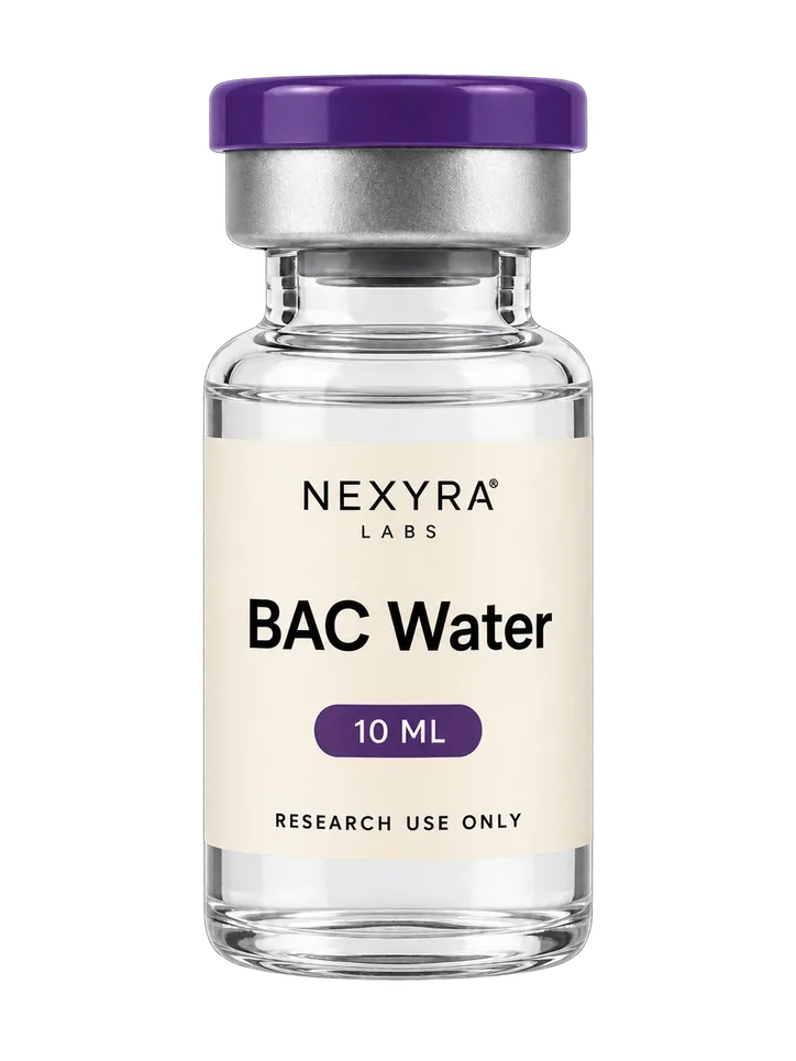 BAC Water 10mL Nexyra Labs laboratory supply vial