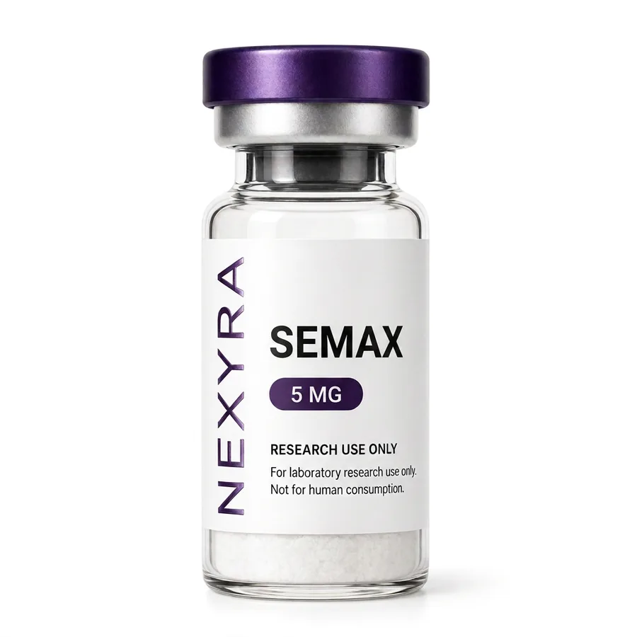 SEMAX 5mg lyophilized peptide vial — Nexyra Labs